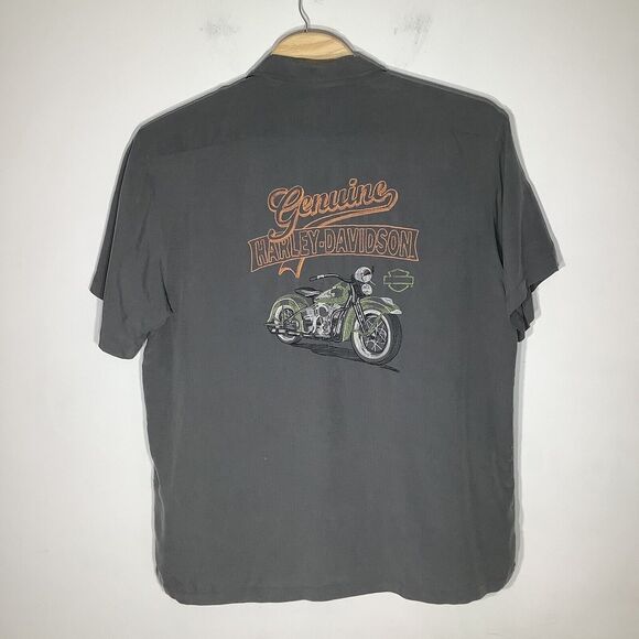 Harley Davidson Mens Short Sleeve Button‎ Up Shirt Size 3XL NWT - Picture 1 of 9